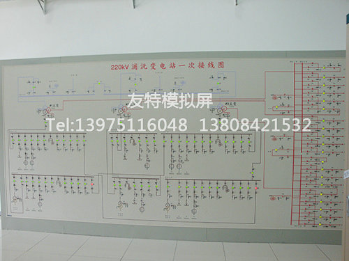 铁柜式配电模拟屏2